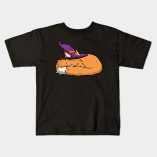 Sleeping wizard fox Kids T-Shirt